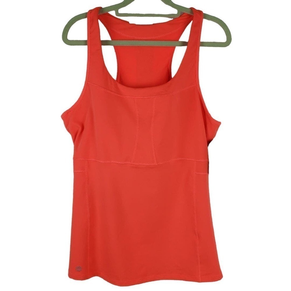 Athleta PR Tank 2 Ember Orange Outdoor Athletic Tank Top Size 2X Plus NEW